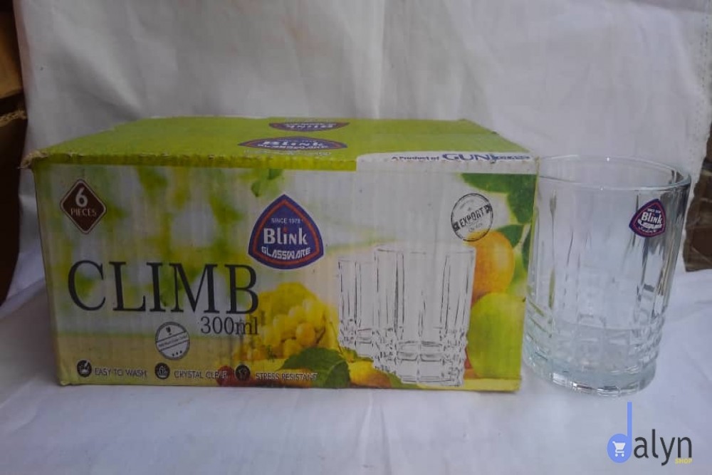 Whisky, Water, and juice glasses